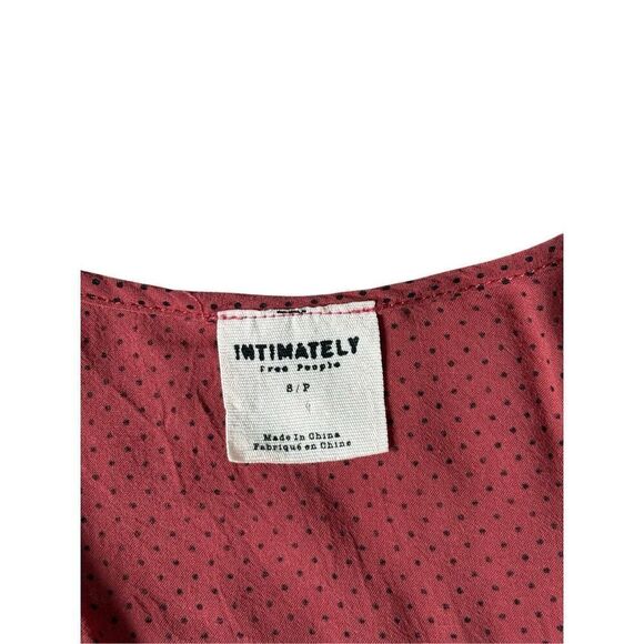 Free People Voile And Lace Trapeze Burnt Orange Slip Size S - Picture 4 of 9